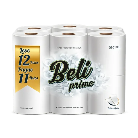 Papel Higiênico Beliprime c/12