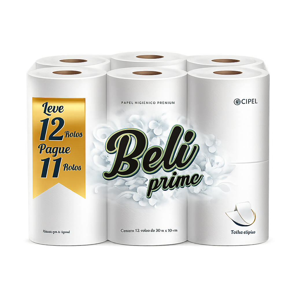 Papel Higiênico Beliprime c/12