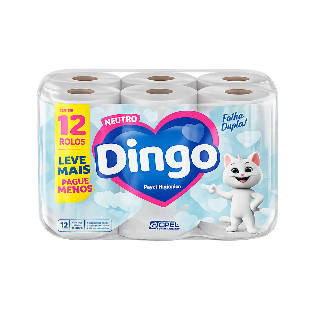 Papel Higiênico Dingo c/12