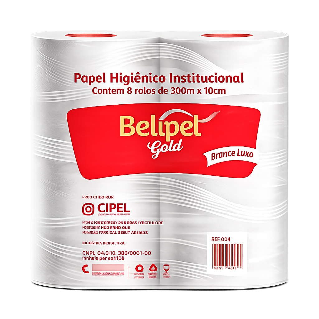 Papel Higiênico Rolão Gold 300m