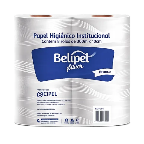 Papel Higiênico Rolão Silver 300m