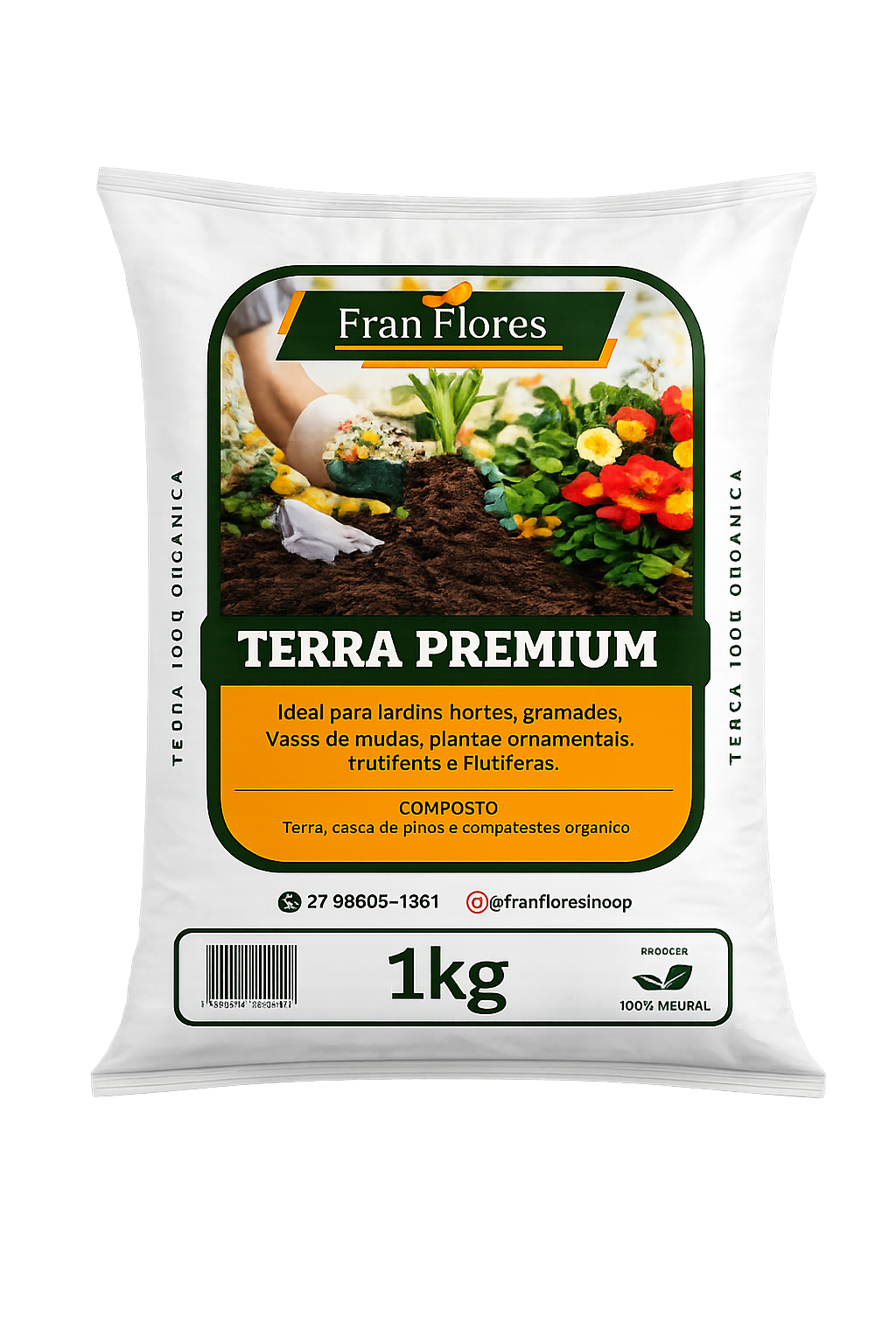 Terra Adubada 1Kg