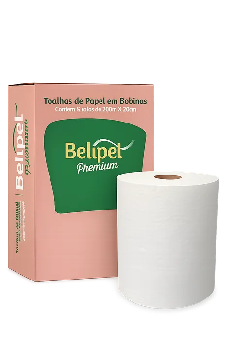 Toalha de Papel Bobina Premium