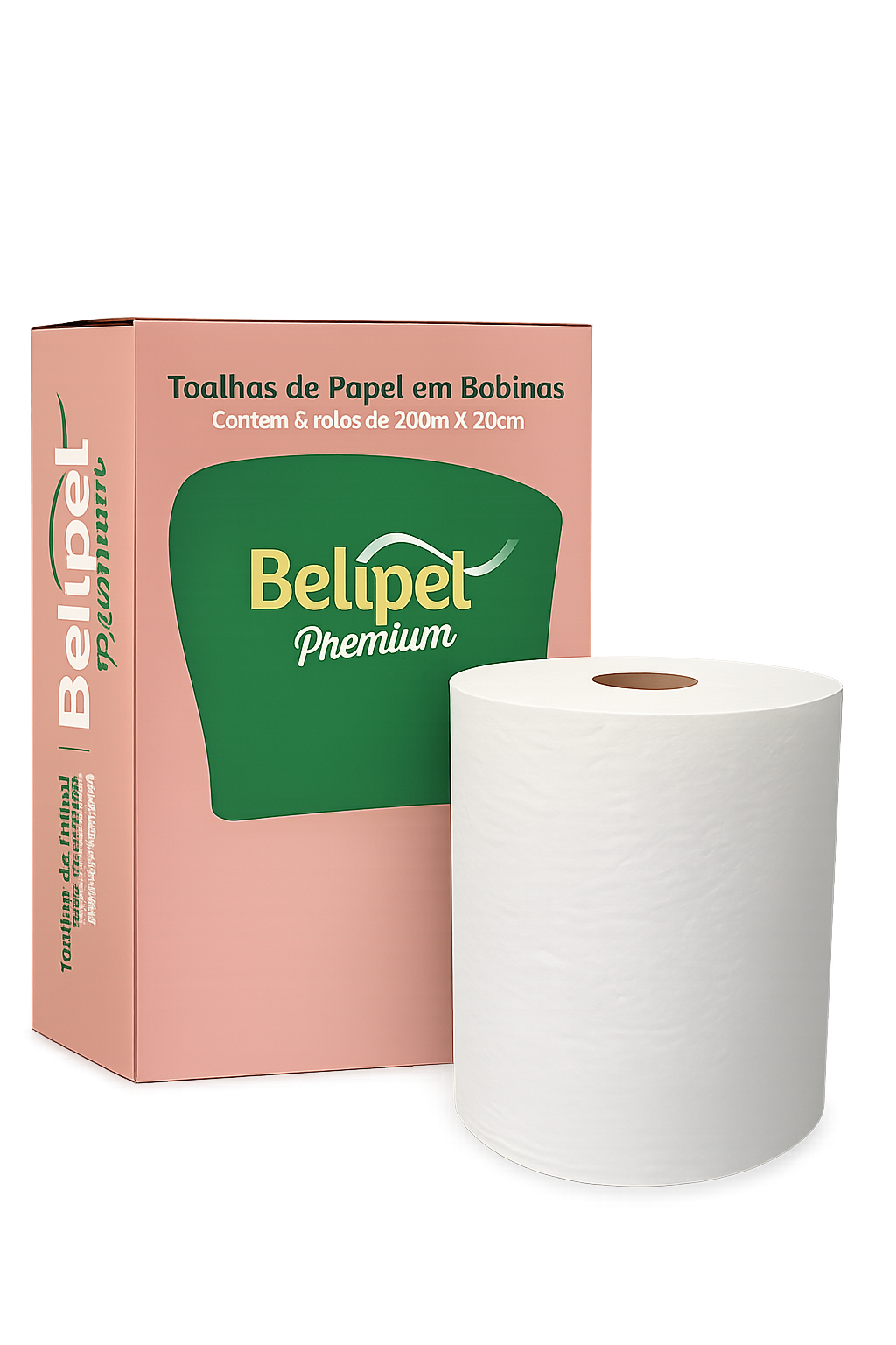 Toalha de Papel Bobina Premium
