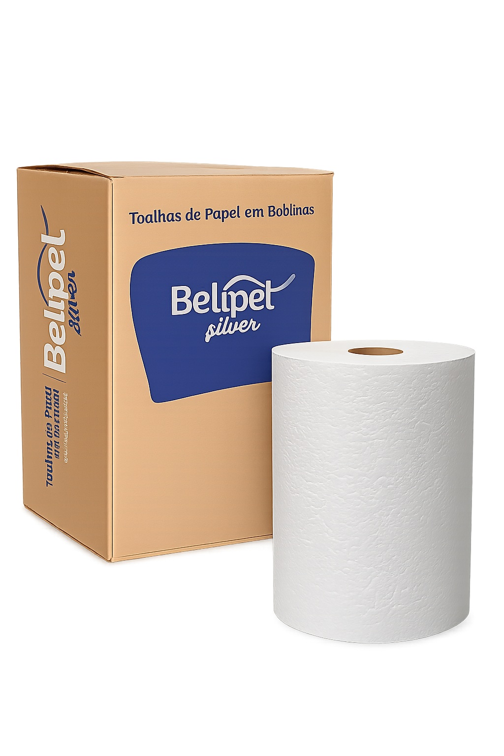 Toalha de Papel Bobina Silver