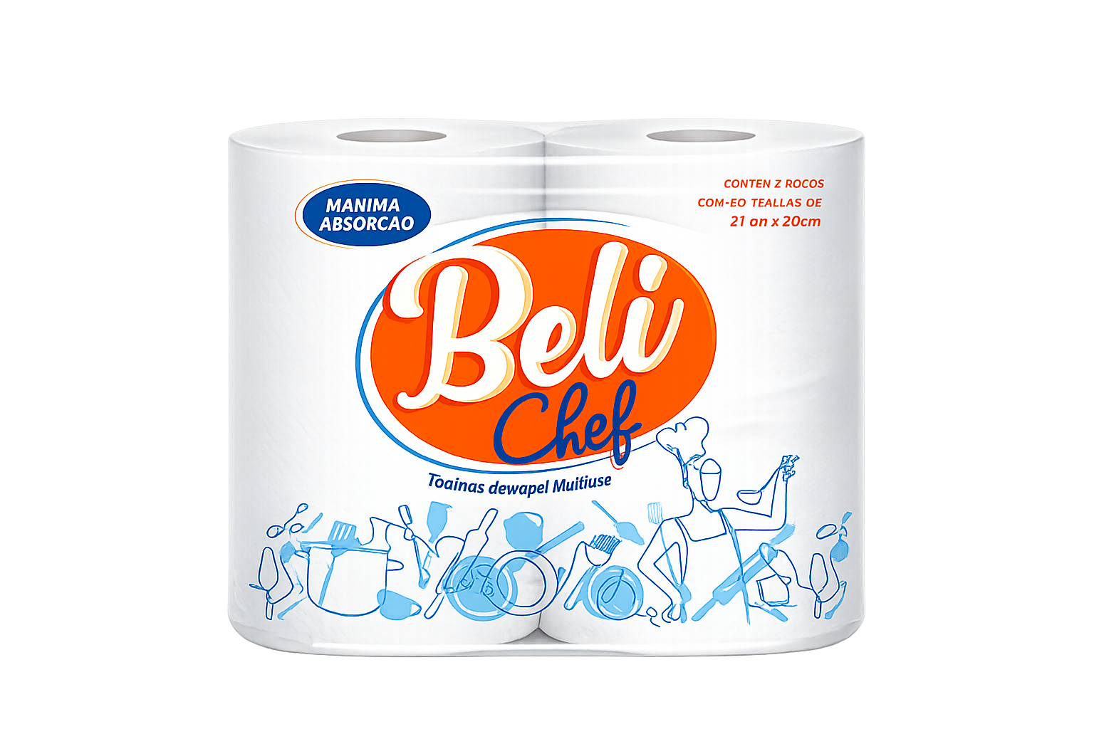 Toalha de Papel Rolo Belichef